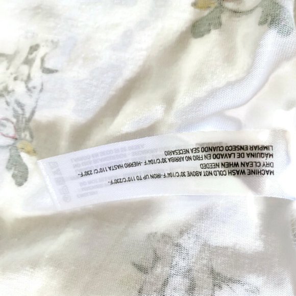 Denim and Flower Unisex Christmas Pup Long Sleeve T-shirt Hoody Size XL "EUC" - Picture 10 of 11